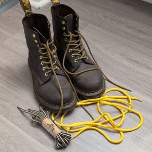 Dr. Martens Brown Leather Boots